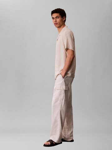 Regular Chemise Calvin Klein en beige