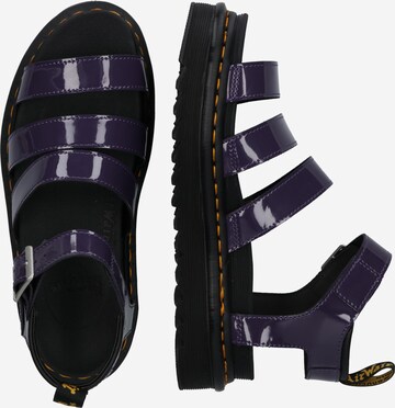 Dr. Martens - Sandálias com tiras 'Blaire' em roxo