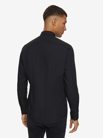 ESPRIT Slim fit Button Up Shirt in Black
