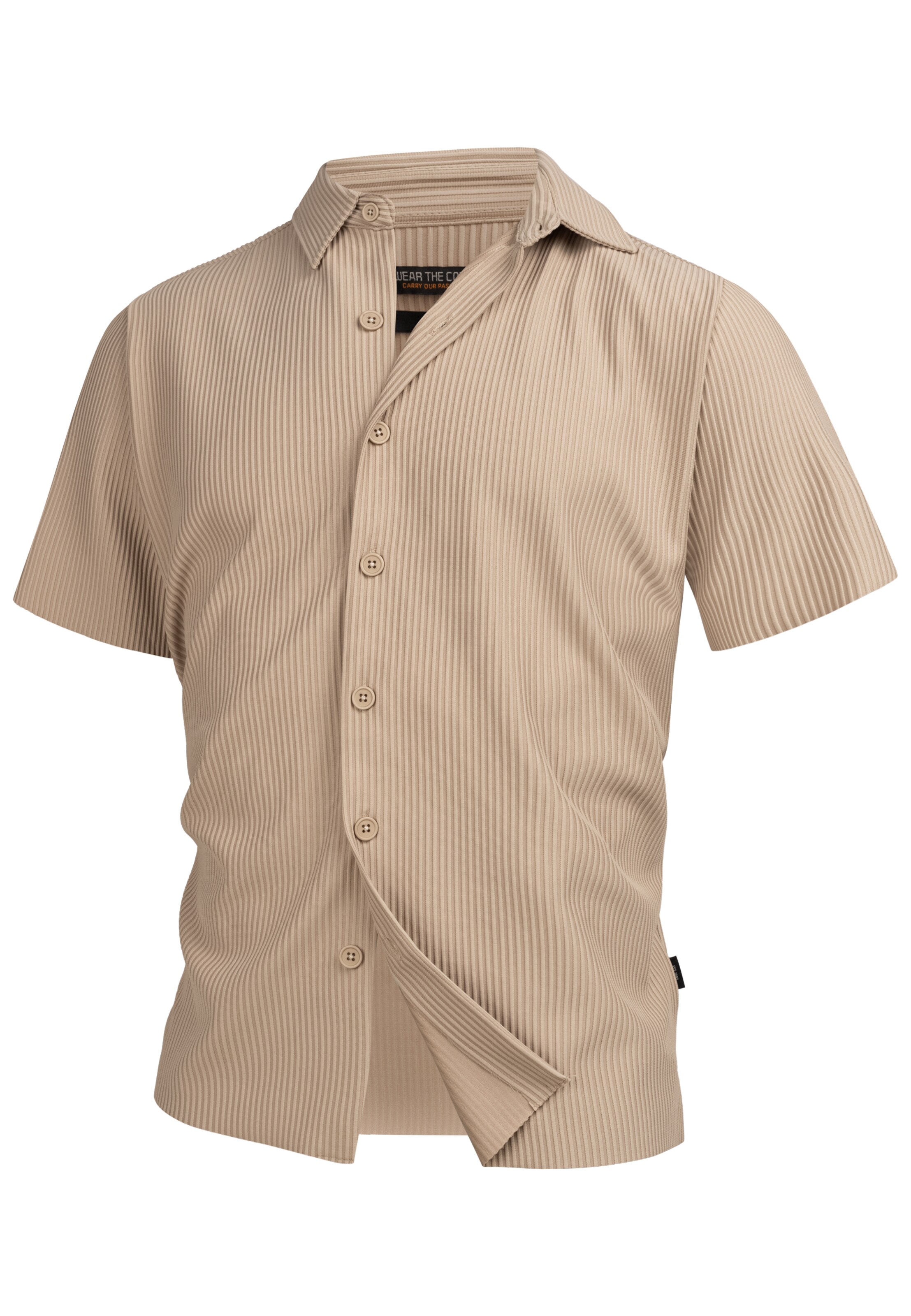 INDICODE JEANS Hemd 'Lamgo' in Beige: Vorderseite