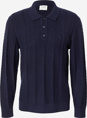 Pull-over Abercrombie & Fitch en bleu : devant