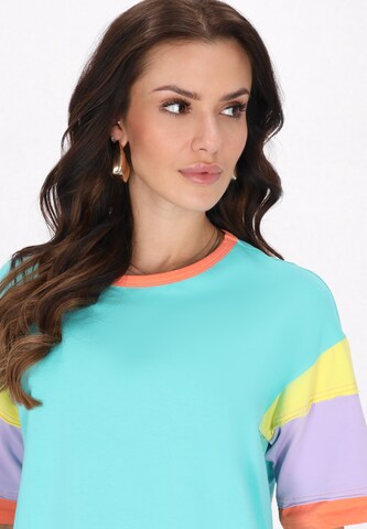 T-shirt faina en bleu