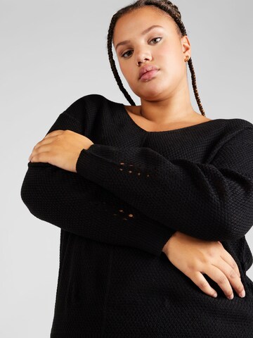 Z-One Sweter 'Cleo' w kolorze czarny
