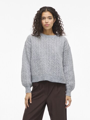 VILA Pullover 'Ryleigh' in Grau: Vorderseite