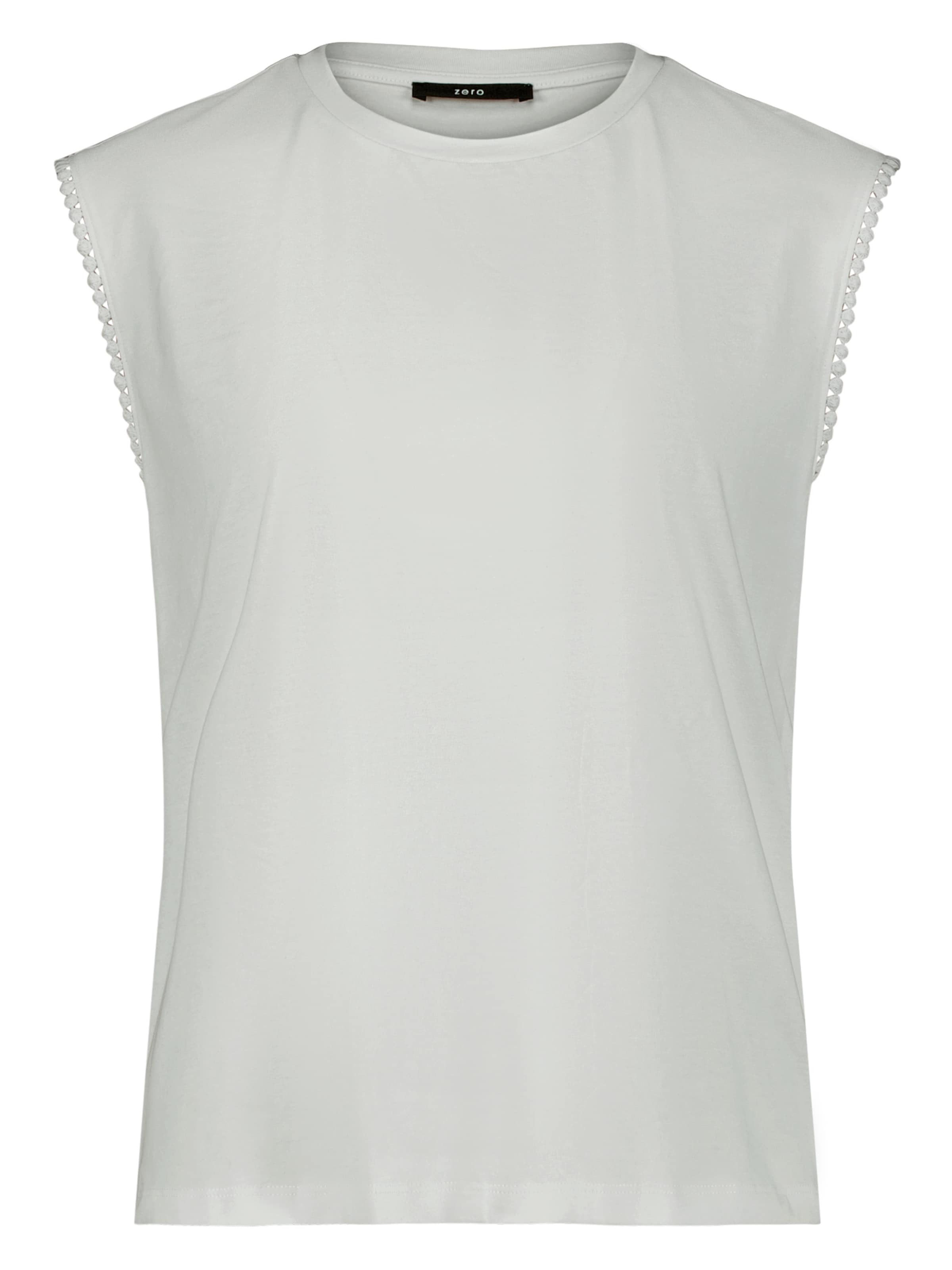 T-shirt zero en blanc : devant