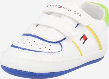 TOMMY HILFIGER Superge 'VELCRO' | bela barva: sprednja stran