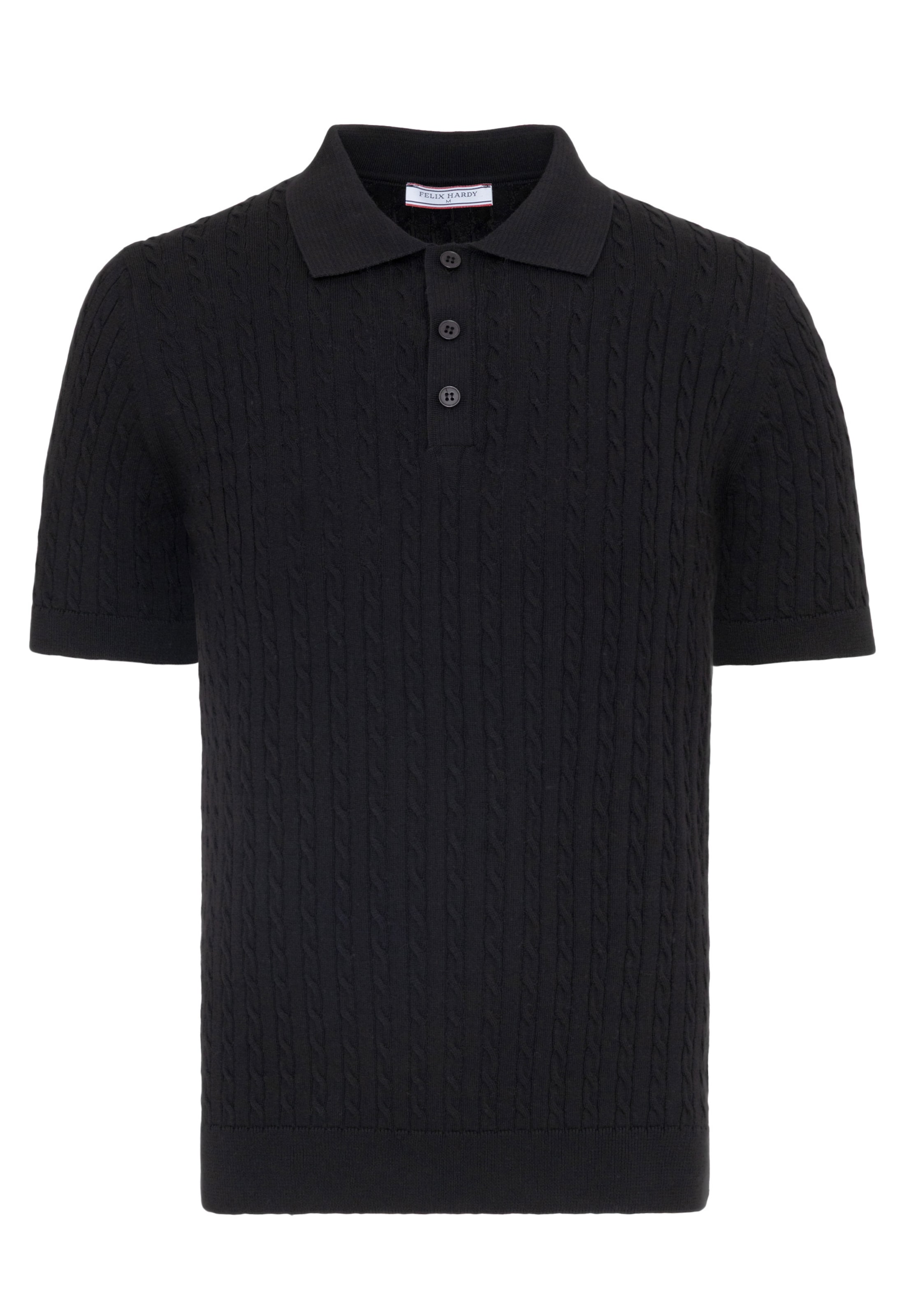 T-Shirt Felix Hardy en noir : devant