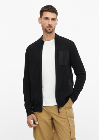 Vestes en maille s.Oliver en noir : devant