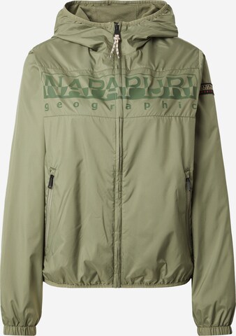 NAPAPIJRI Between-Season Jacket 'A-RAYMI' in Green: front