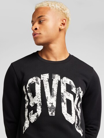 19V69 ITALIA Sweatshirt 'ANTONIO' in Schwarz