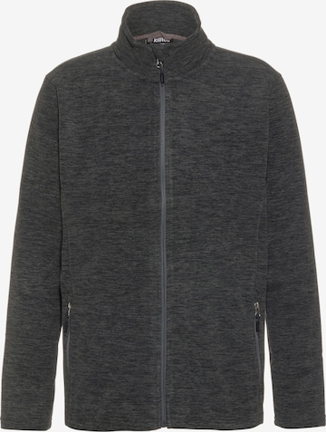 KILLTEC Funktionele fleece-jas in Zwart: voorkant