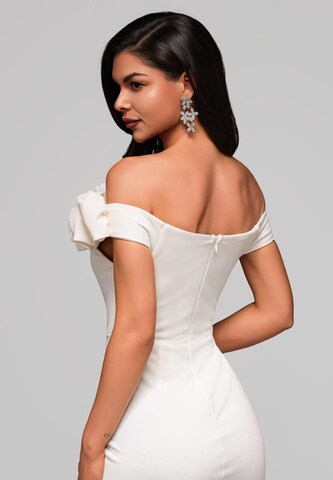 Ombre Avondjurk in Beige