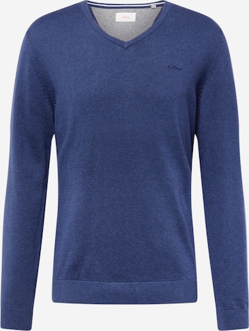 s.Oliver Sweater in Blue: front