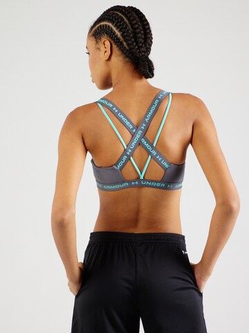 UNDER ARMOUR Bustier Sport-BH in Grau