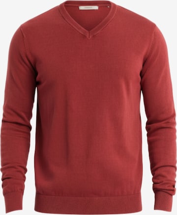 Ombre Pullover 'OM-Swos-0108' in Rot: Vorderseite