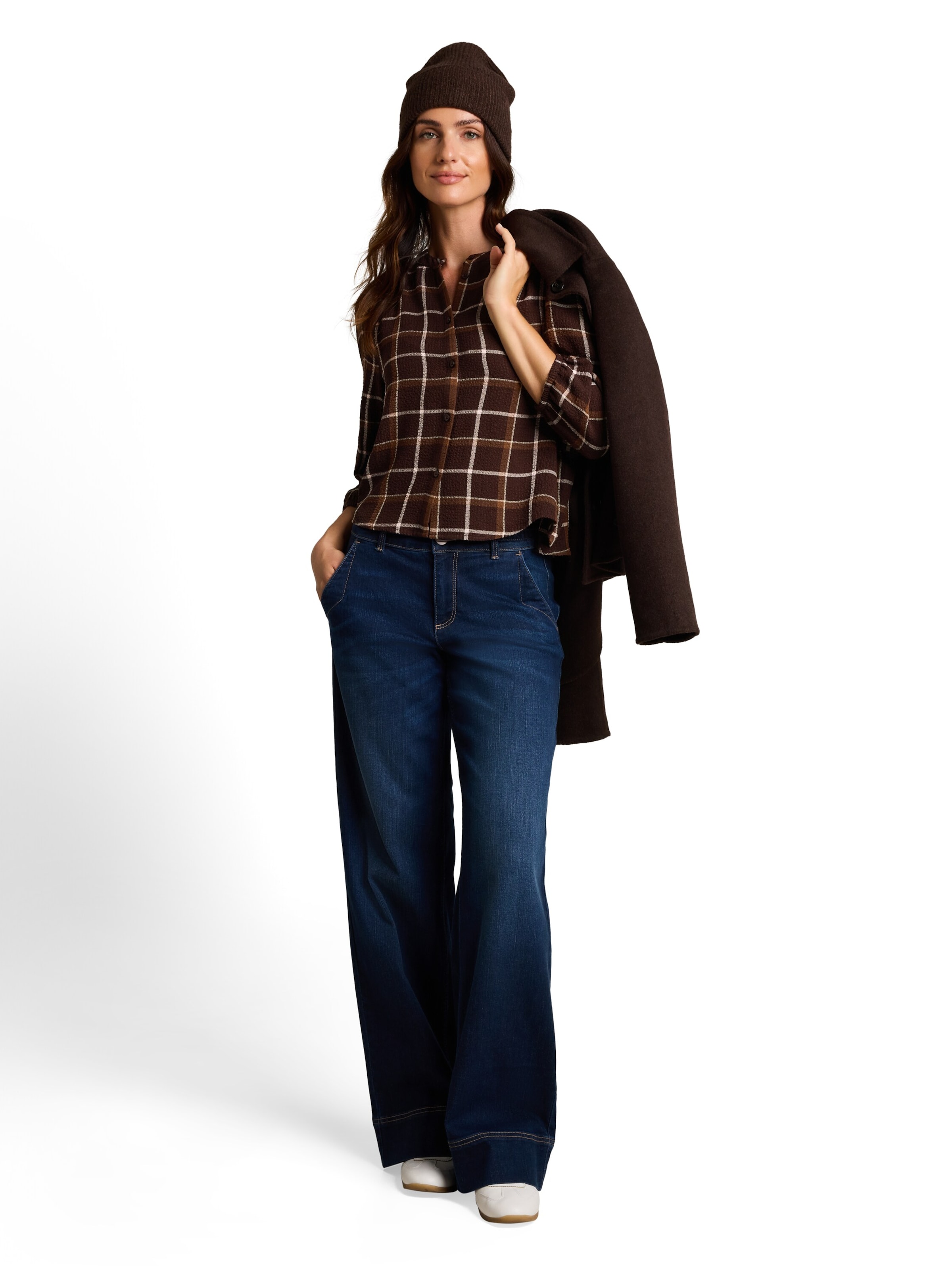 Chemisier TOM TAILOR en marron