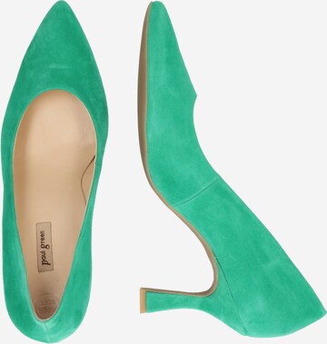 Paul Green Čevlji s peto | zelena barva