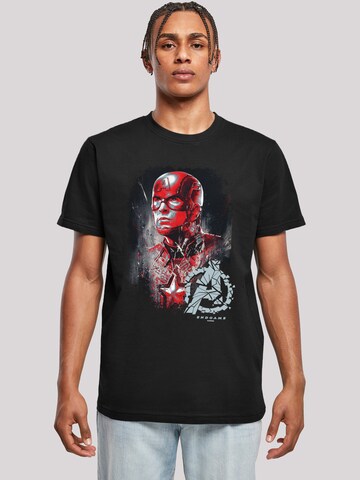 F4NT4STIC Shirt 'Avengers Endgame Captain America' in Black: front