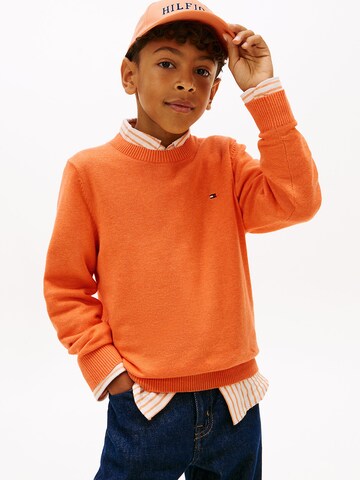 Pull-over 'Essential' TOMMY HILFIGER en orange : devant