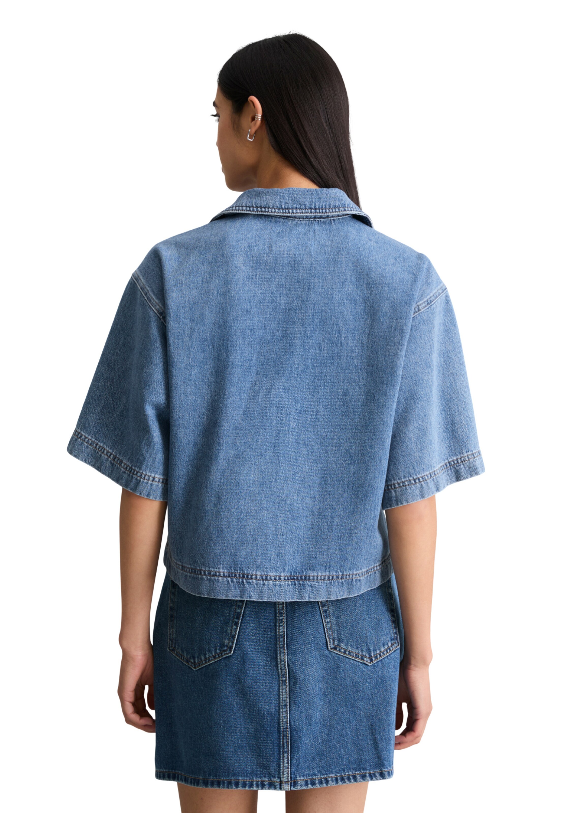 Marc O'Polo DENIM Bluse in Blau