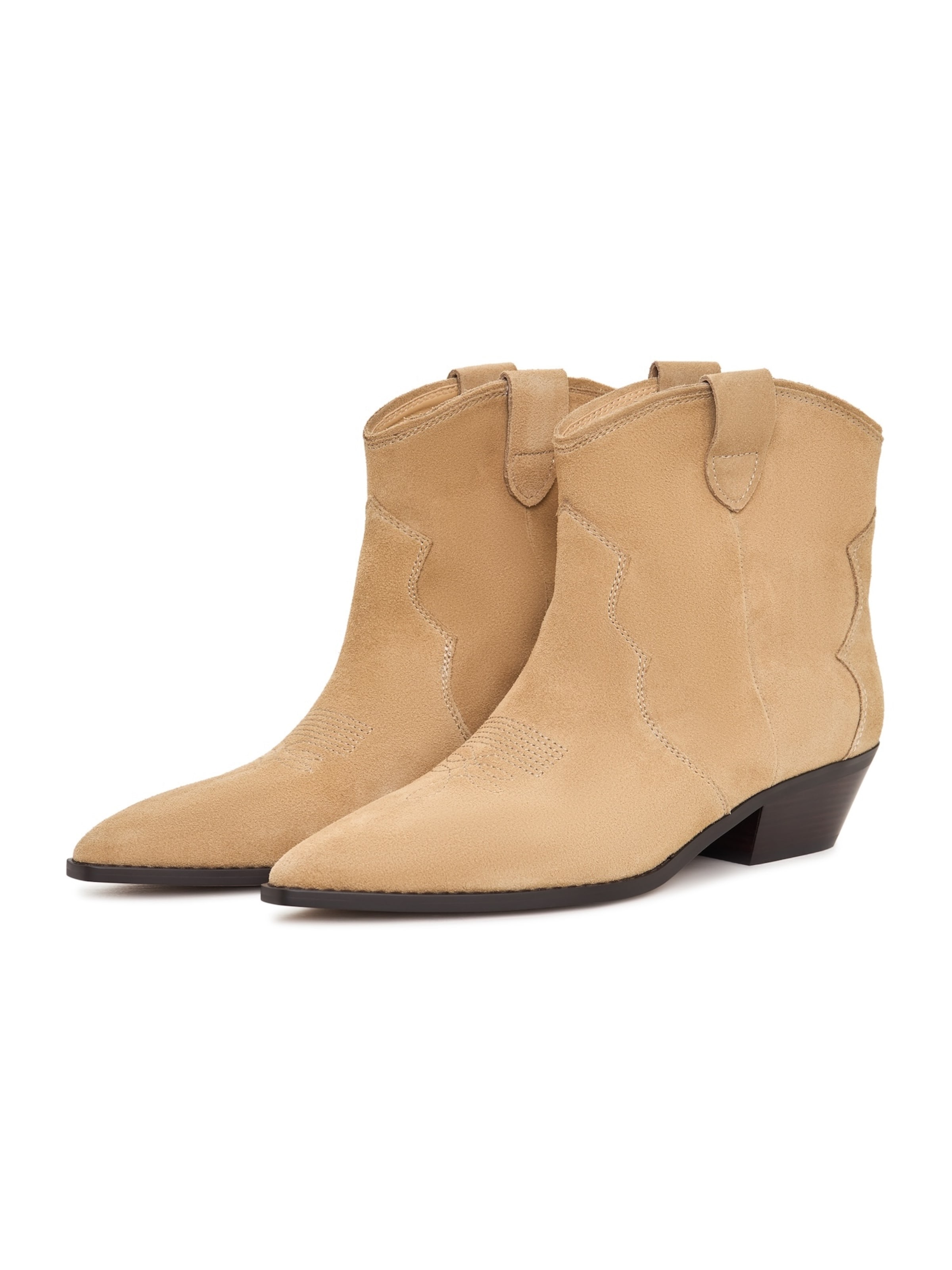 CESARE GASPARI Cowboystiefel in Beige