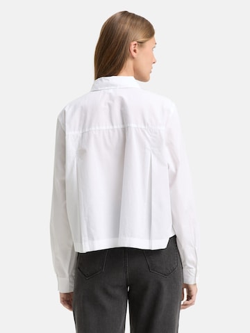 TOM TAILOR DENIM Blouse in Wit