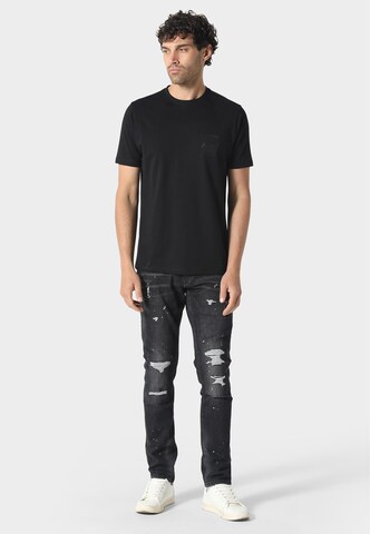 883Police Shirt 'Hedley' in Zwart