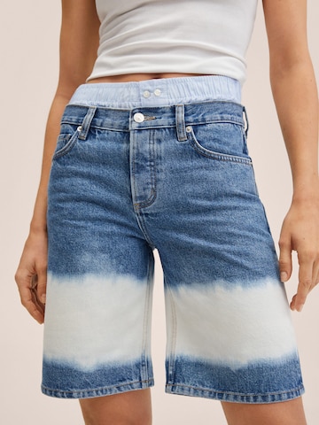MANGO Jeans 'TIEDYE' in Blauw: voorkant