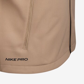 Giacca per outdoor di NIKE in marrone