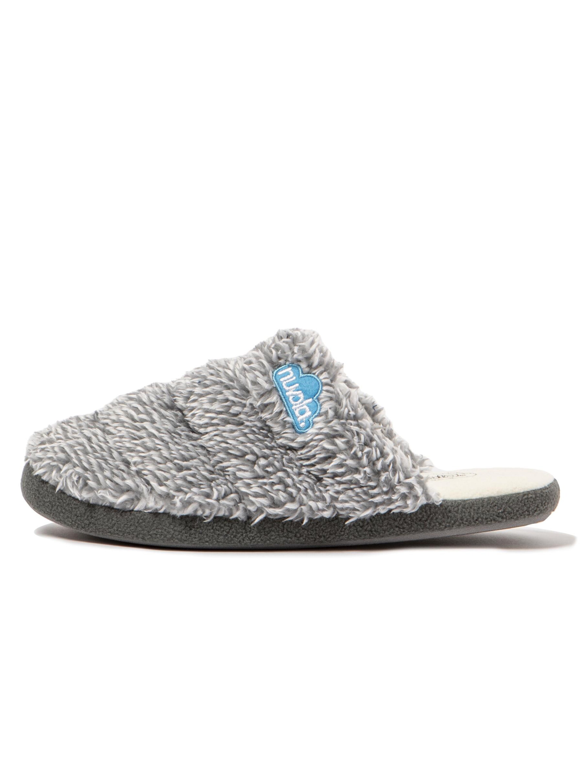 Nuvola. Hausschuh 'Zueco Cloud Polar' in Grau: Vorderseite