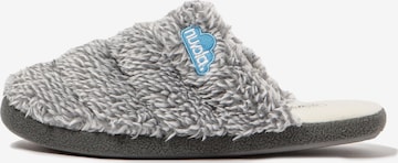 Nuvola. Hausschuh 'Zueco Cloud Polar' in Grau: Vorderseite