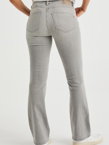 Bootcut Jeans di WE Fashion in grigio
