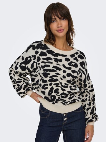 ONLY Trui 'ONLLima' in Beige: voorkant
