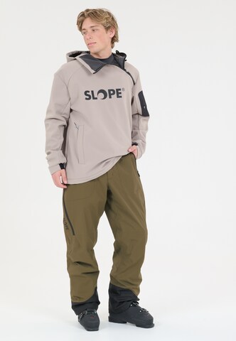 SLOPE Loose fit Workout Pants 'Zuki' in Brown
