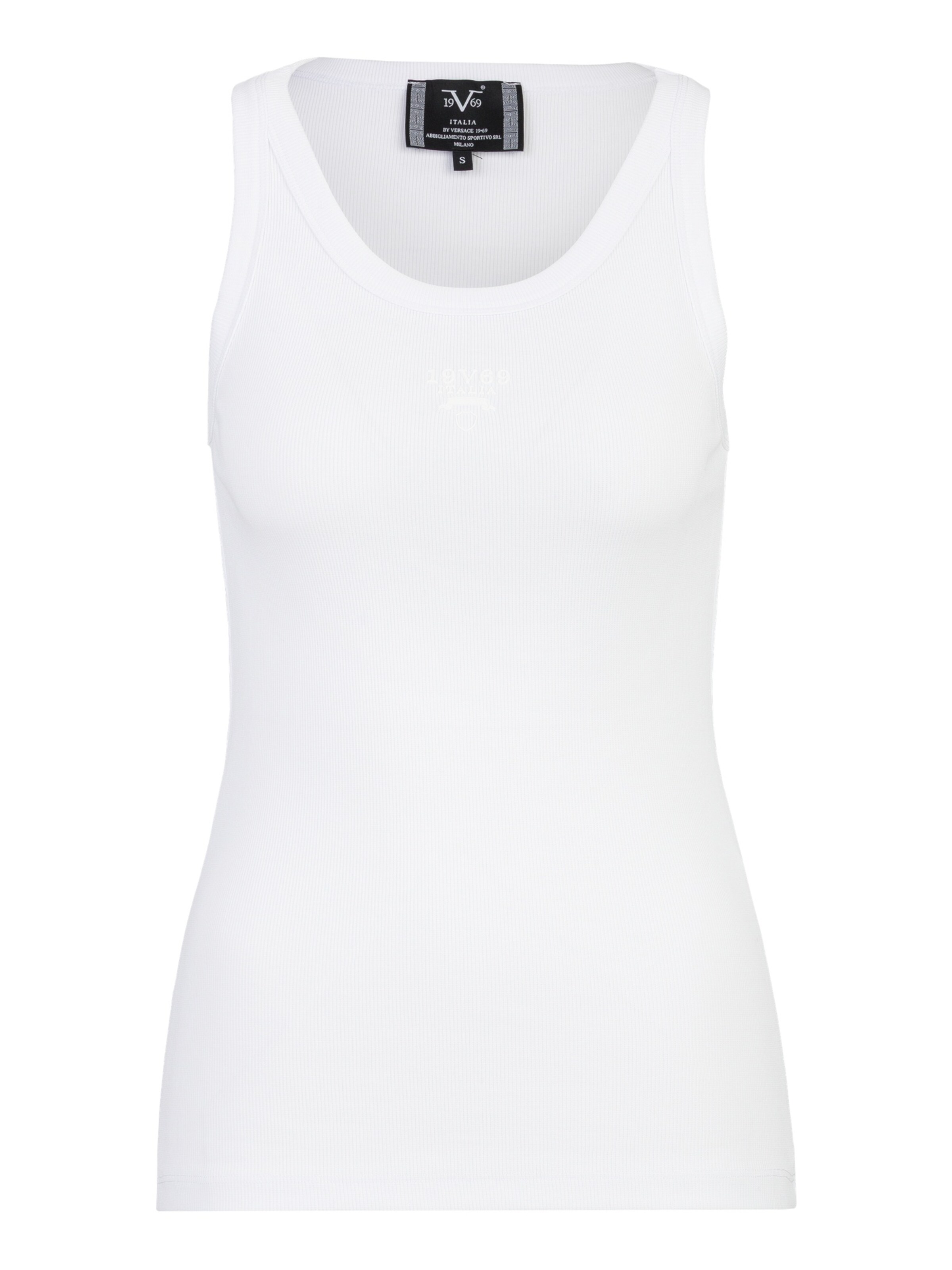 19V69 ITALIA Top 'Benicia' in White: front
