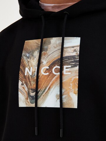 Nicce Sweatshirt 'Aerial Box' in Schwarz