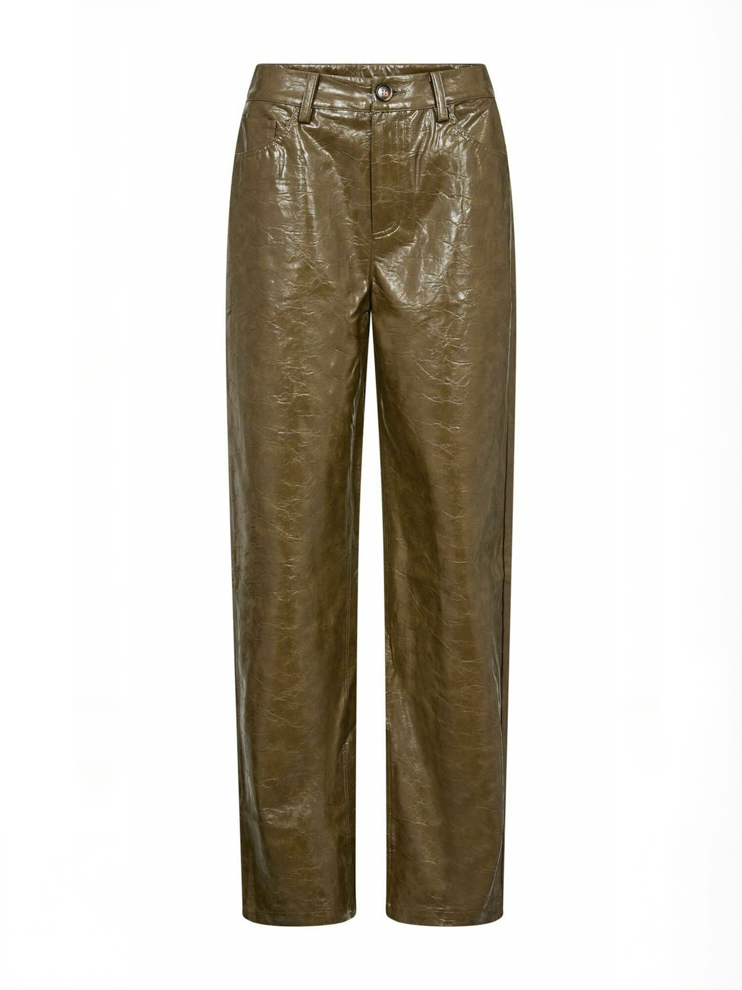 Pantalon ' RichaCC ' co'couture en vert : devant