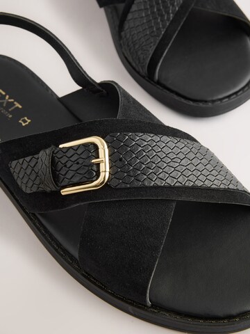 Next Sandale in Schwarz