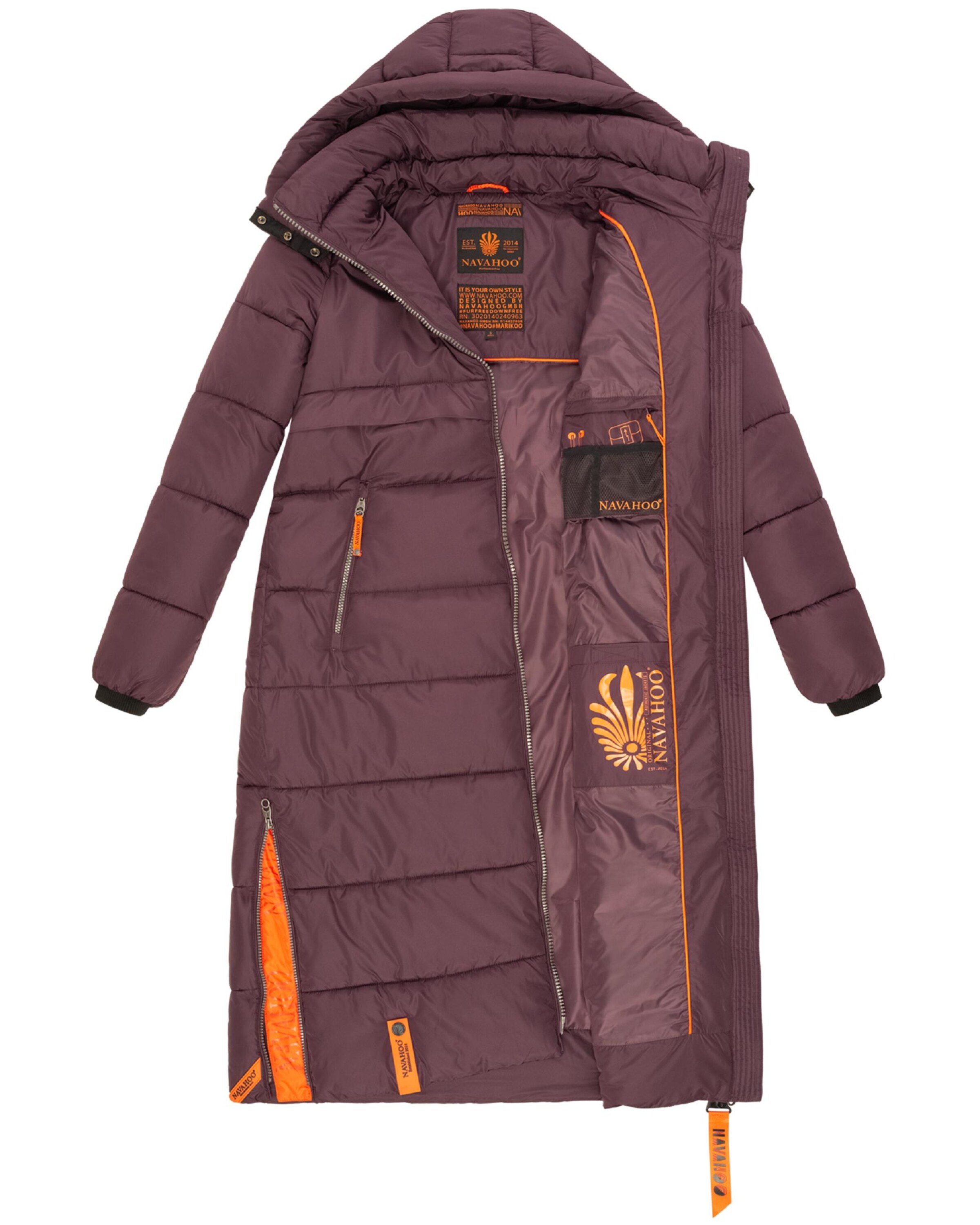 Manteau d’hiver NAVAHOO en violet