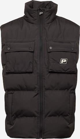 Pegador Bodywarmer 'TARBAL' in Zwart: voorkant