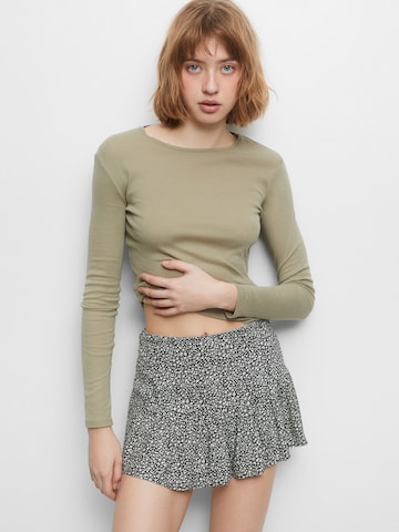 Pull&Bear Nederdel i sort: forside