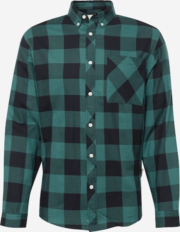 Redefined Rebel Regular fit Button Up Shirt 'Owen' in Green: front