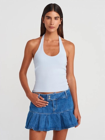 Dilvin Blouse in Wit: voorkant