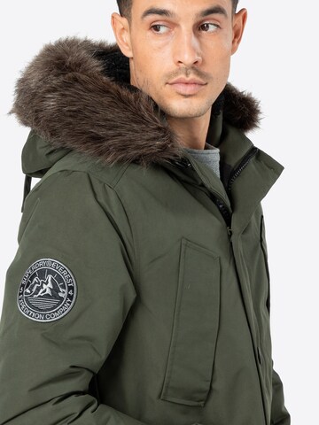 Regular fit Parka de iarnă 'Everest' de la Superdry pe verde