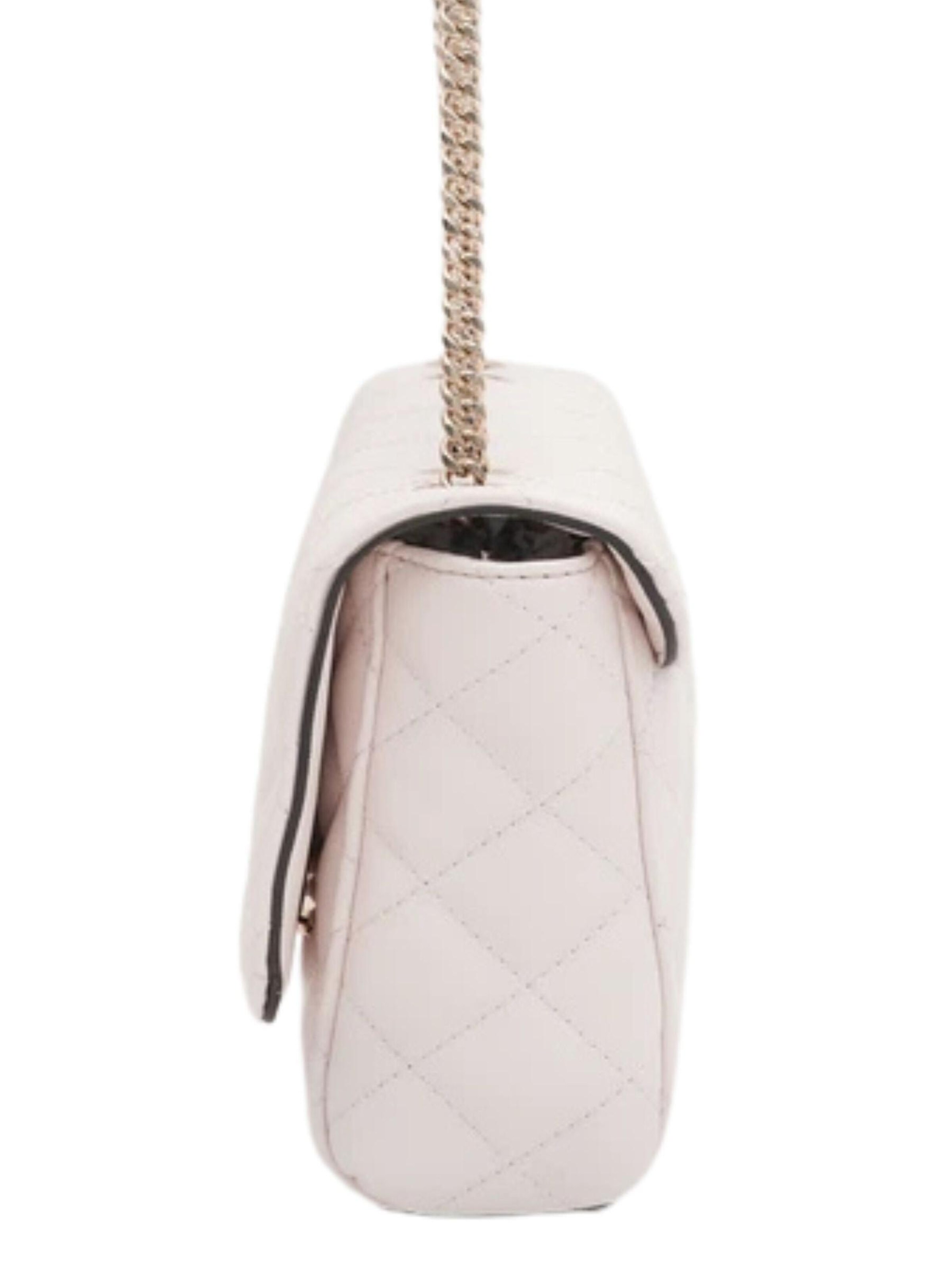 GUESS - Bolso de hombro 'Sac Bandoulière Guess Eco Carly Girlfriend Stone EQG950921' en rosa