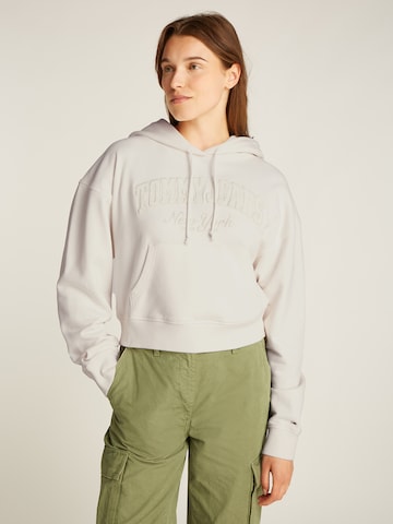 Tommy Jeans Sweatshirt in White: front