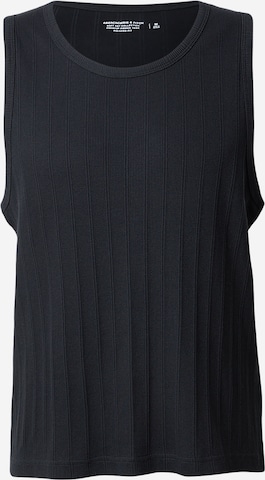 Abercrombie & FitchMajica - crna boja: prednji dio