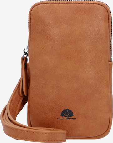 GREENBURRY Smartphone case 'Mad'l Dasch' in Brown: front