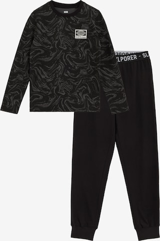 WE Fashion Yöpuku värissä musta: etupuoli