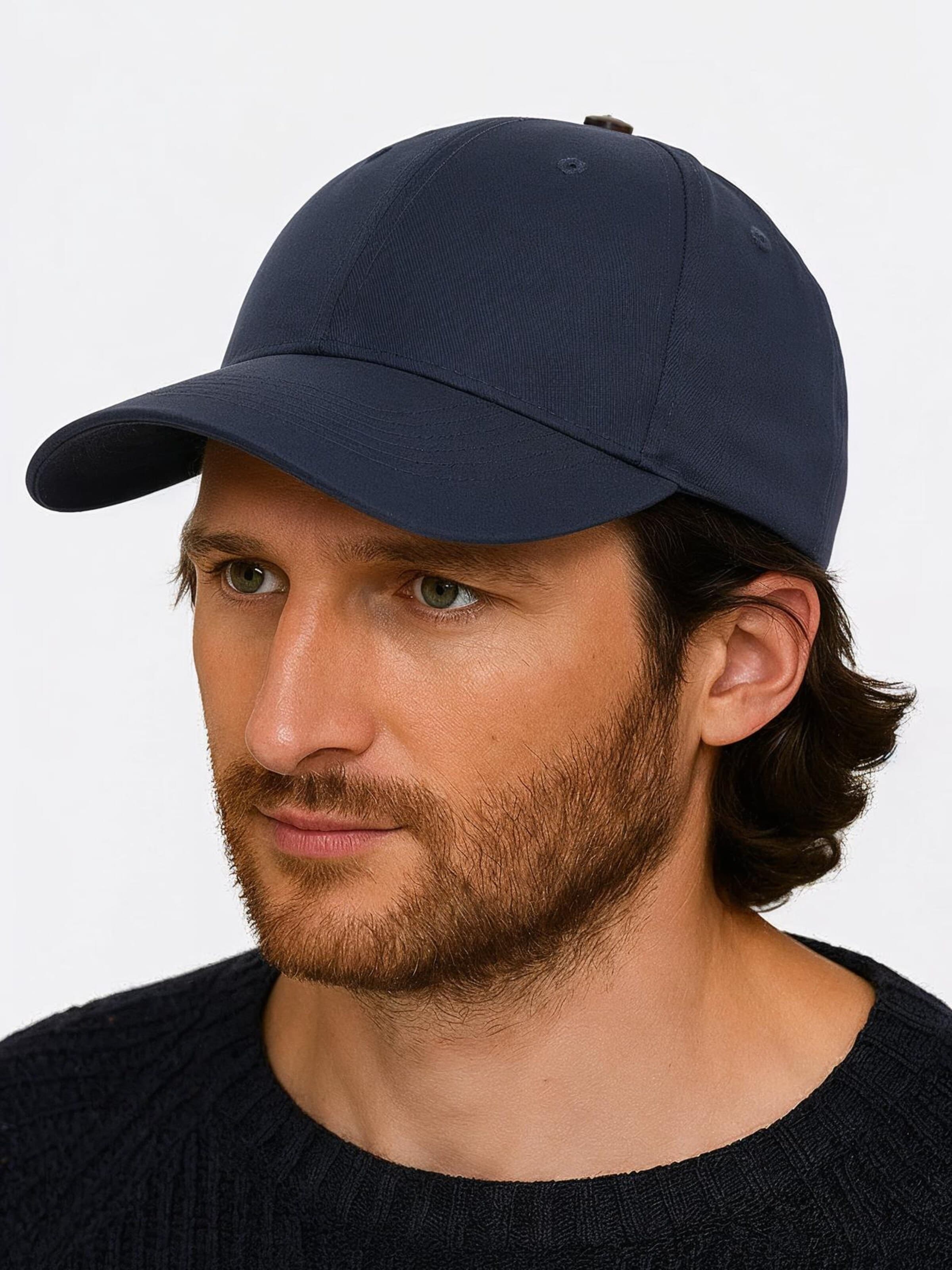 Lou-i Cap 'Baseball Cap aus Bio-Baumwolle'‌‌‌‌‌‌‌‌ in Blau: Vorderseite
